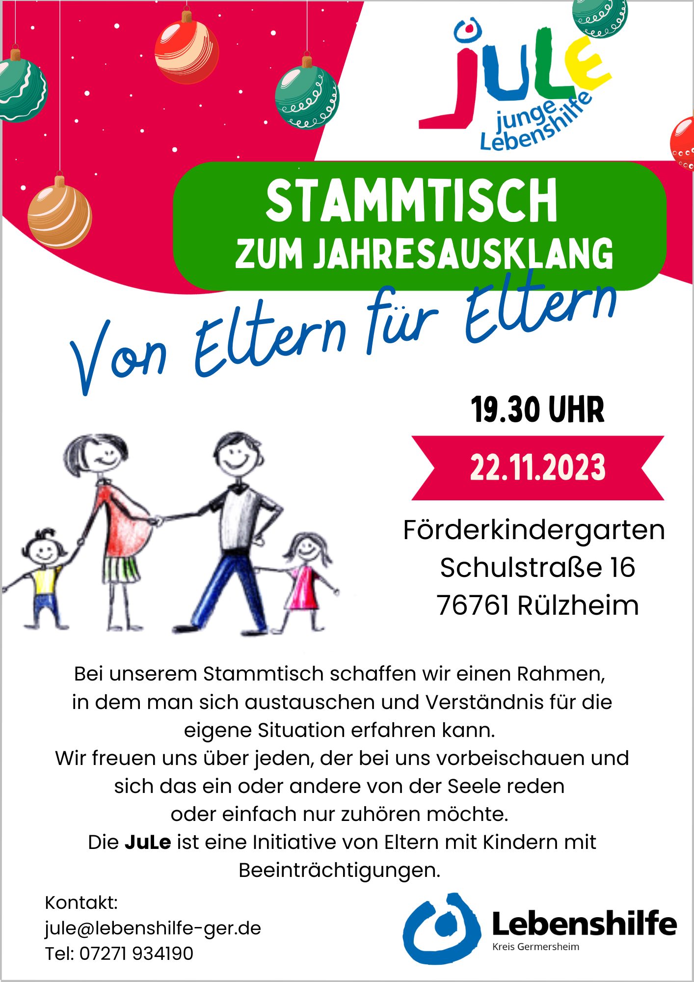 JuLe Stammtisch zum Jahresausklang 1